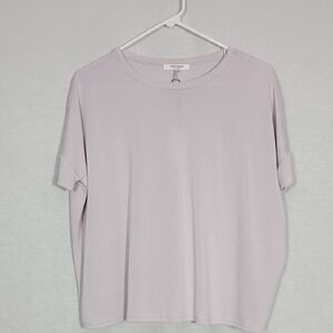 NWT Cable & Gauge Orchid Hush Modal Luxe Poncho Tee Women's Size XS